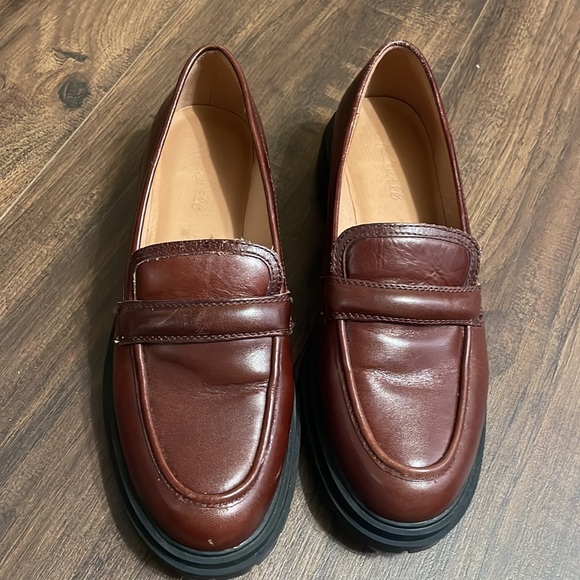 Madewell Bradley Lugsole Loafer Cherry Size 9.5 - Picture 4 of 11